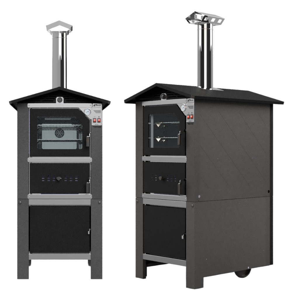 FORNO A LEGNA TAFER GEOS 80 RAMATO O GRIGIO FORNO A LEGNA TAFER GEOS 80 RAMATO O GRIGIO